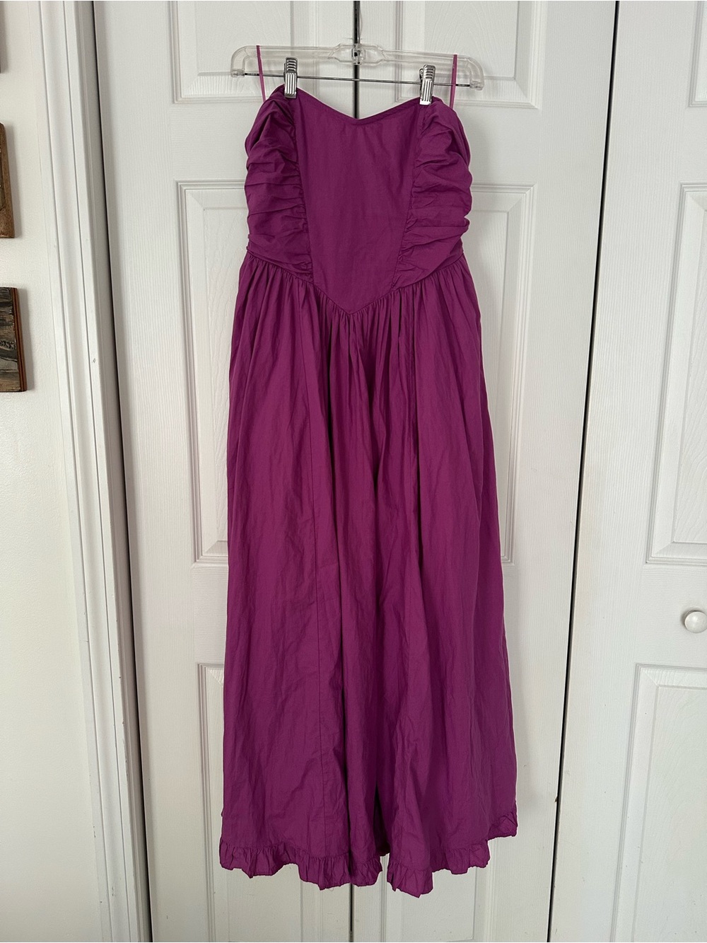 Free People Fuchsia Dress Strapless
